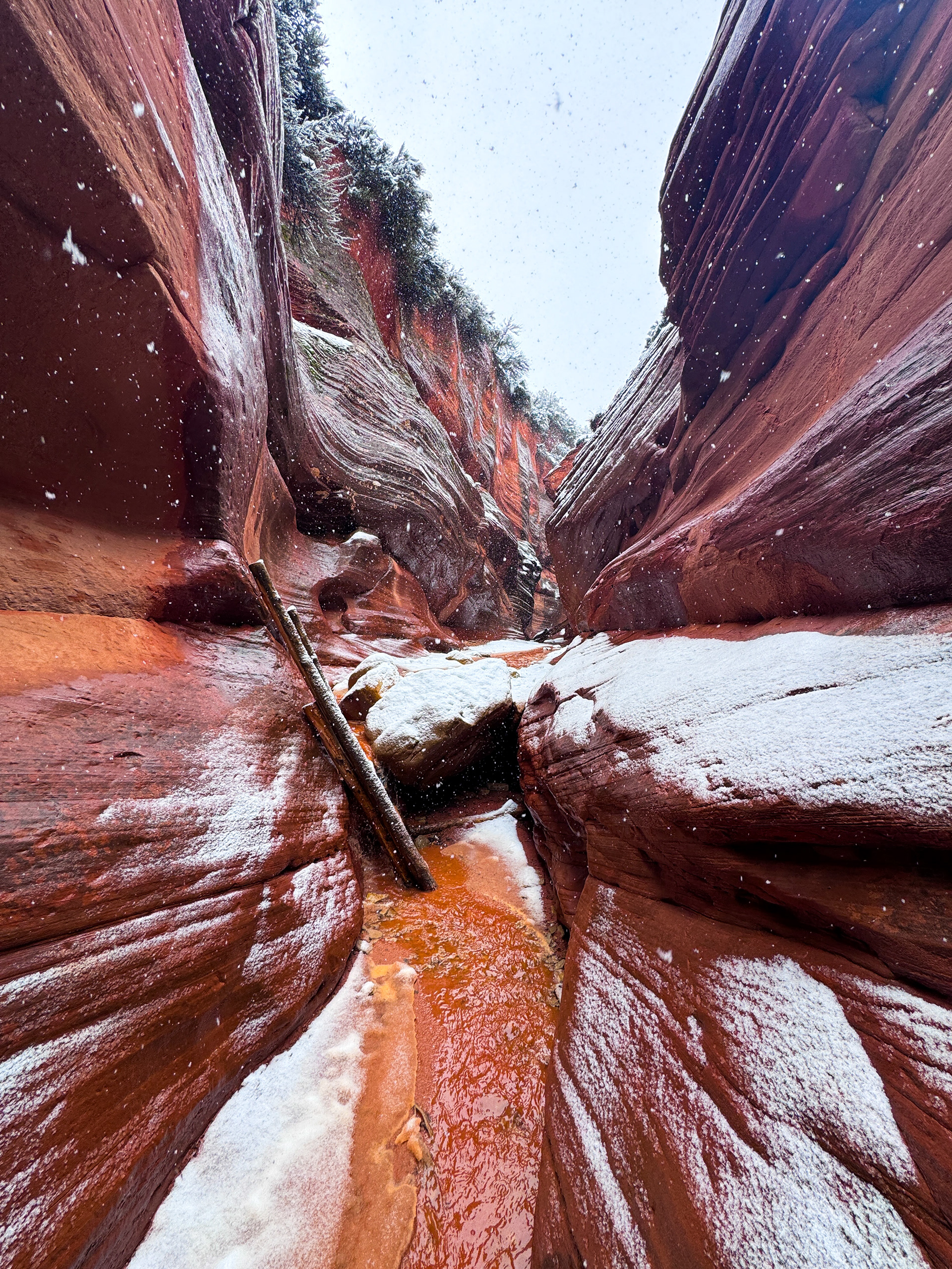 Peek a Boo Slot Canyon in Winter Kanab, Utah