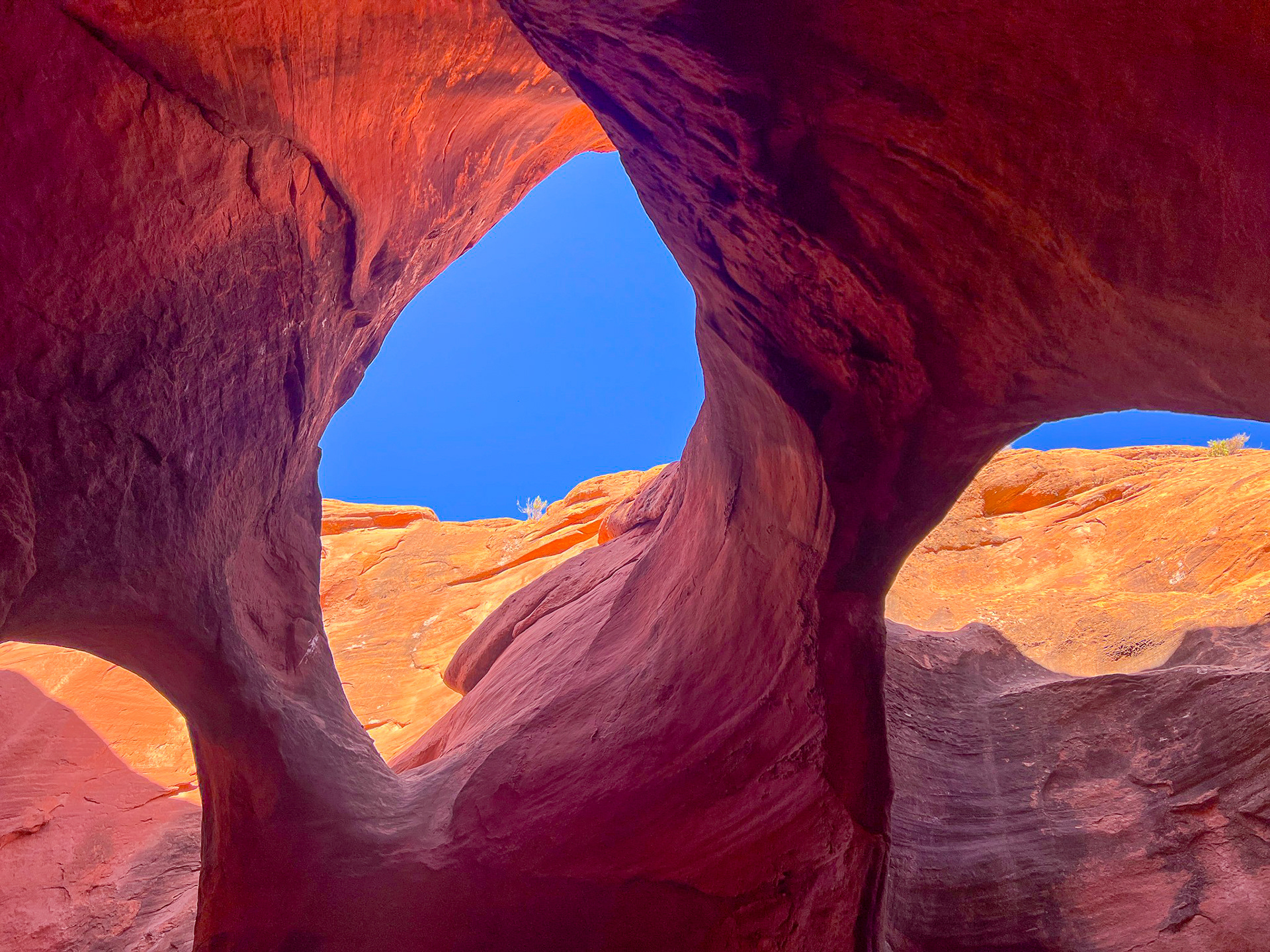 Peek a Boo Slot Canyon Rock Formation Escalante, Utah